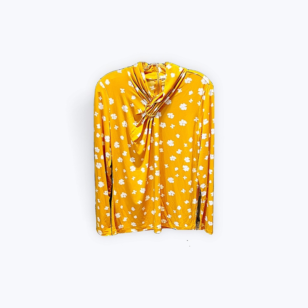Liz Claiborne Mustard Yellow Blouse